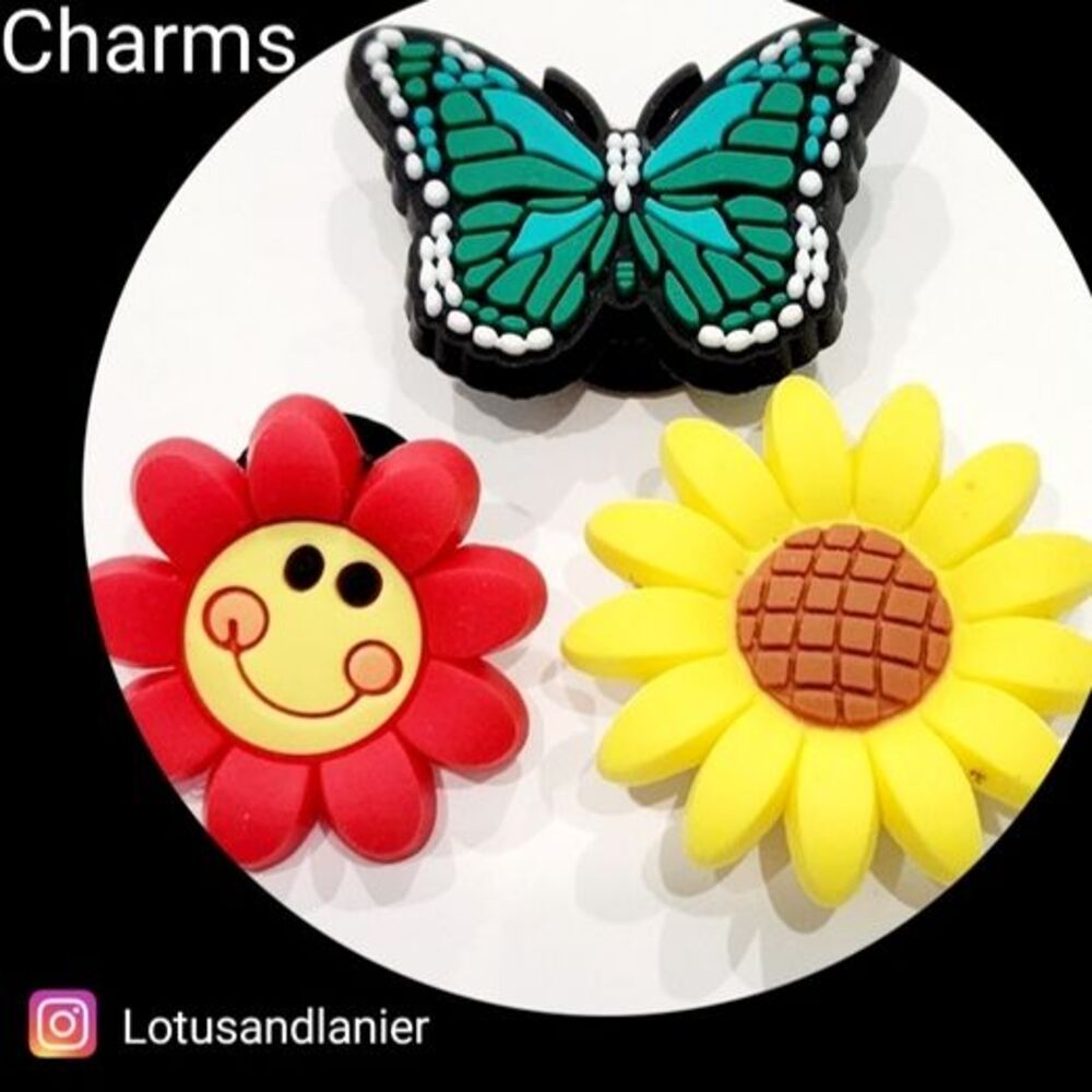 Shoe Charms Spring Charms Set of 3